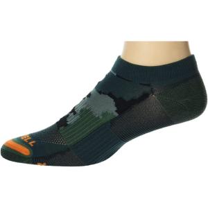 imageMerrell Mens and Womens Trail Running Lightweight SocksUnisex AntiSlip Heel and Breathable Mesh Zones
