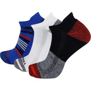 imageMerrell unisexadult Mens and Womens Recycled Everyday Half Cushion Crew Socks  3 Pairs  Breathable HikingRed Assorted