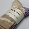 imageMerrell Mens and Womens Lightweight Wool Everyday Hiking Crew Socks3 Pair PackArch Support ampamp Moisture WickingWhite