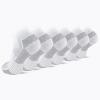 imageMerrell Mens and Womens Recycled Cushioned Ankle Socks6 ampamp 12 PairsHiking Arch SupportWhite Block 6 Pairs