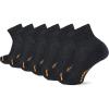 imageMerrell Mens and Womens Recycled Cushioned Ankle Socks6 ampamp 12 PairsHiking Arch SupportBlack 6 Pairs