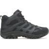 imageMerrell Mens Moab 3 Mid Response Tactical Waterproof Boots Lightweight Full Grain Leather Work Hiking Outdoor ShoesBlack