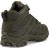 imageMerrell Mens Moab 3 Mid Response Tactical Waterproof Boots Lightweight Full Grain Leather Work Hiking Outdoor ShoesDark Olive