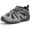 imageMerrell Mens Chameleon 8 Stretch Tactical Work Shoes Waterproof Nubuck ampamp Mesh Upper UltraLightweight Hiking Combat BootsNew Charcoal