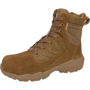 imageMerrell Mens Fullbench 8quot Tactical Zip Waterprooof Carbon Fiber Military BootCoyote