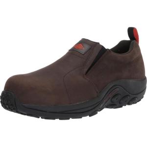 imageMerrell Mens Jungle Moc Leather Composite Toe Static Dissipative Construction ShoeEspresso