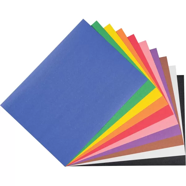 imagePrang Formerly SunWorks Construction Paper 10 Assorted Colors 9quot x 12quot 300 Sheets300 Sheets