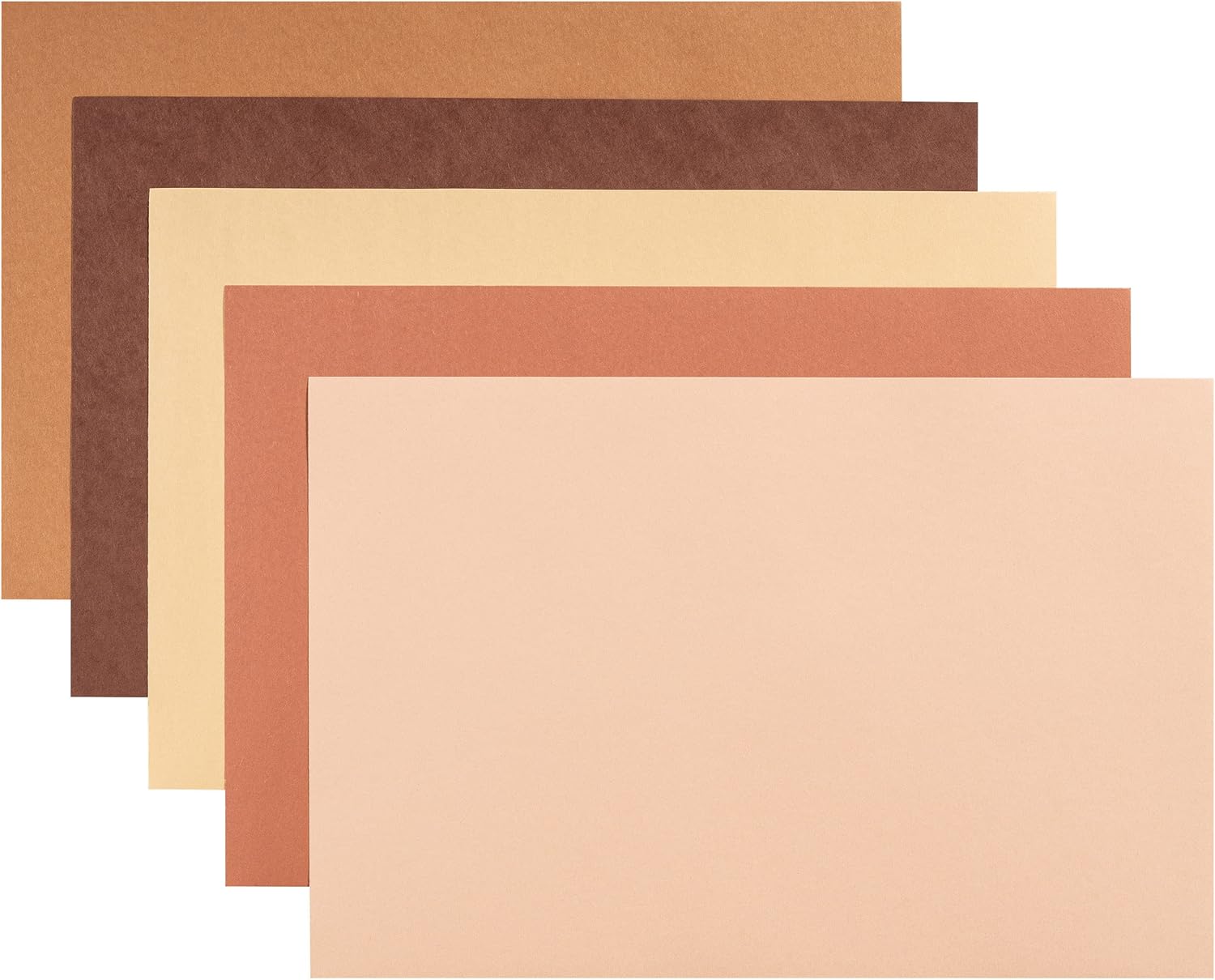 imagePrang Formerly SunWorks Shades of Me Construction Paper 5 Assorted Skin Tone Colors 12quot x 18quot 50 Sheets12 x 18