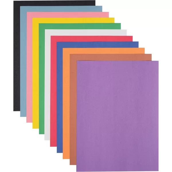 imagePrang Formerly SunWorks SmartStack Construction Paper 11 Assorted Colors 12quot x 18quot 150 Sheets9 x 12