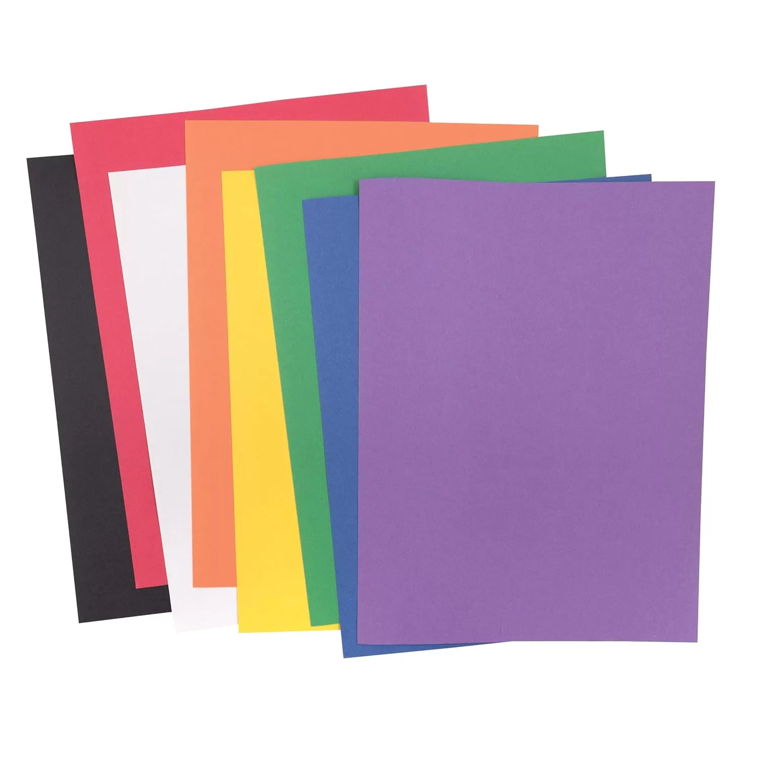 imagePrang Formerly SunWorks Medium Weight Construction Paper Pad 8 Assorted Colors 9quot x 12quot 48 Sheets