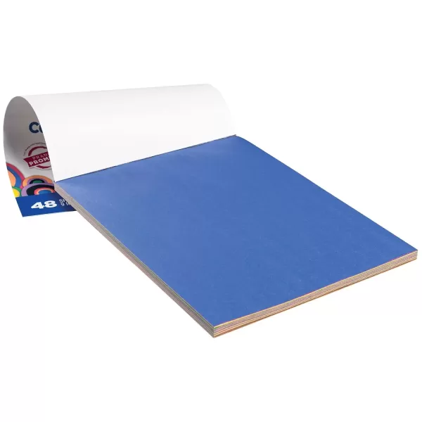 imagePrang Formerly SunWorks Medium Weight Construction Paper Pad 8 Assorted Colors 9quot x 12quot 48 Sheets