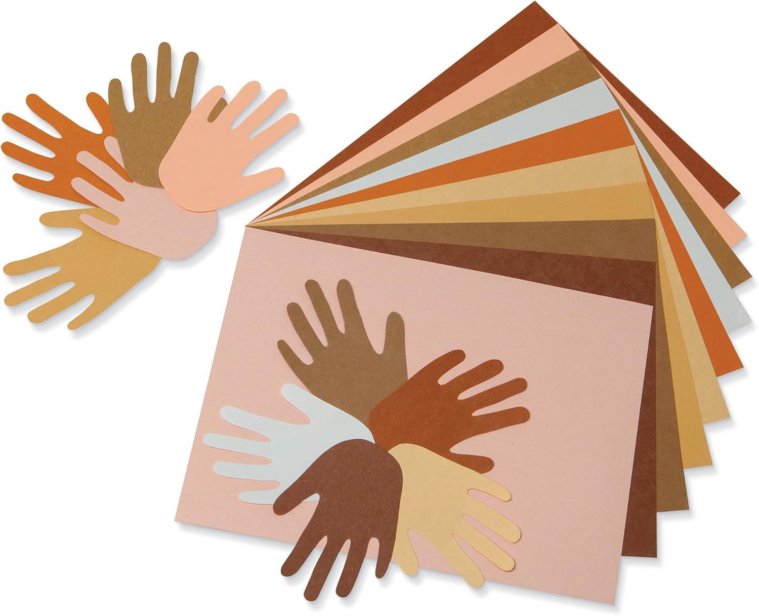 imageSunWorks Multicultural Construction Paper 5 Assorted Colors 9quot x 12quot 50 Sheets Per Pack 5 Packs