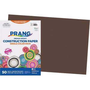 imagePACON SunWorks Construction Paper Magenta 12 x 18 50 Sheets 6407Dark Brown