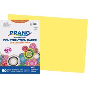 imagePACON SunWorks Construction Paper Magenta 12 x 18 50 Sheets 6407Yellow