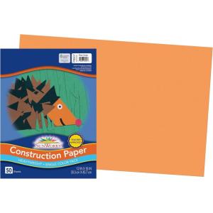 imagePACON SunWorks Construction Paper Magenta 12 x 18 50 Sheets 6407YellowOrange