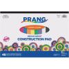 imagePrang SunWorks Heavyweight Construction Paper Pad 18quot x 12quot 8 Colors May Vary18 x 12