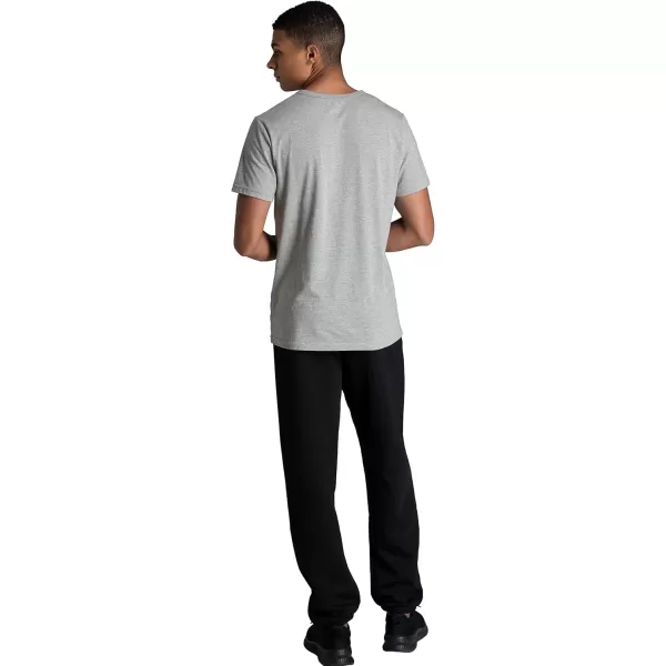 imageFruit of the Loom Eversoft Fleece Elastic Bottom Sweatpants with Pockets Relaxed Fit Moisture Wicking BreathableBlack Ink