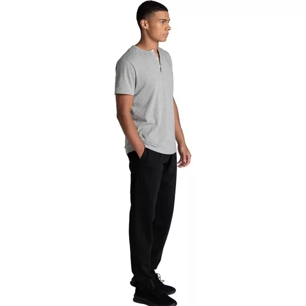 imageFruit of the Loom Eversoft Fleece Elastic Bottom Sweatpants with Pockets Relaxed Fit Moisture Wicking BreathableBlack Ink