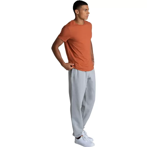 imageFruit of the Loom Eversoft Fleece Elastic Bottom Sweatpants with Pockets Relaxed Fit Moisture Wicking BreathableMineral Grey Heather