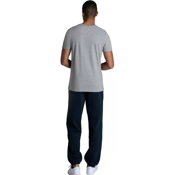 imageFruit of the Loom Eversoft Fleece Elastic Bottom Sweatpants with Pockets Relaxed Fit Moisture Wicking BreathableNavy Nights