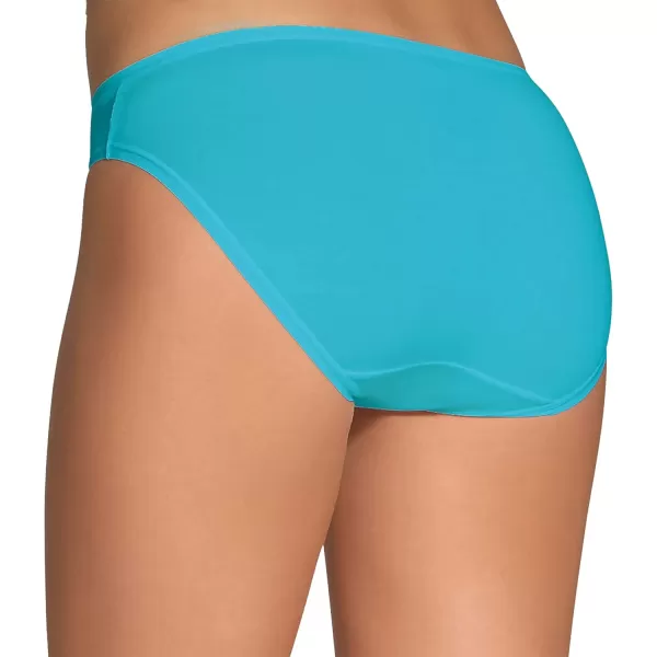 imageFruit of the Loom Womens Breathable Underwear Moisture Wicking Keeps You Cool ampamp Comfortable Available in Plus SizeCoolblend  Bikini  4 Pack  Colors May Vary