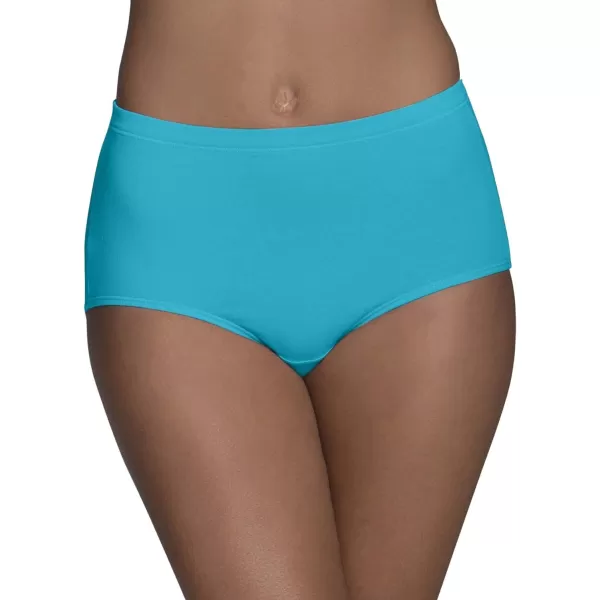 imageFruit of the Loom Womens Breathable Underwear Moisture Wicking Keeps You Cool ampamp Comfortable Available in Plus SizeCotton Mesh  Brief  6 Pack  Colors May Vary