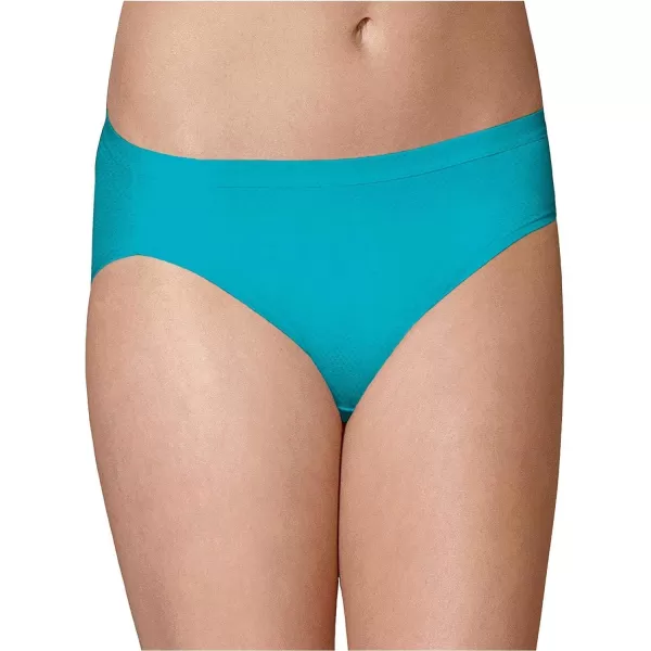 imageFruit of the Loom Womens Breathable Underwear Moisture Wicking Keeps You Cool ampamp Comfortable Available in Plus SizeMicro Mesh  Bikini  6 Pack  Colors May Vary