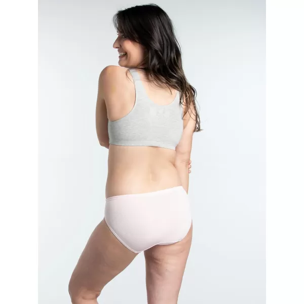 imageFruit of the Loom Womens Breathable Underwear Moisture Wicking Keeps You Cool ampamp Comfortable Available in Plus SizeMicro Mesh  Bikini  8 Pack  WhiteBluePurple