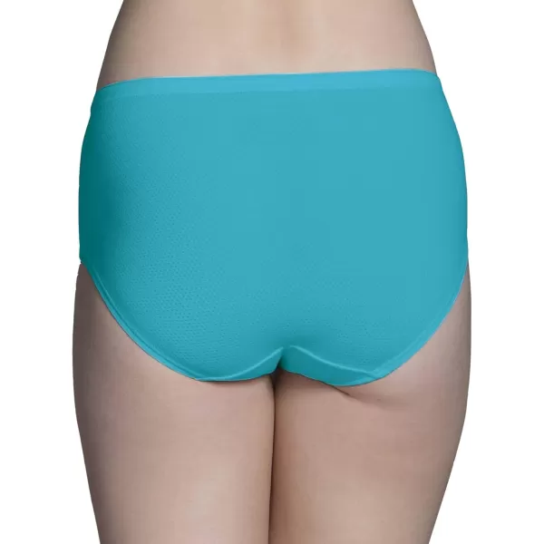imageFruit of the Loom Womens Breathable Underwear Moisture Wicking Keeps You Cool ampamp Comfortable Available in Plus SizeMicro Mesh  Low Rise Brief  6 Pack  Colors May Vary