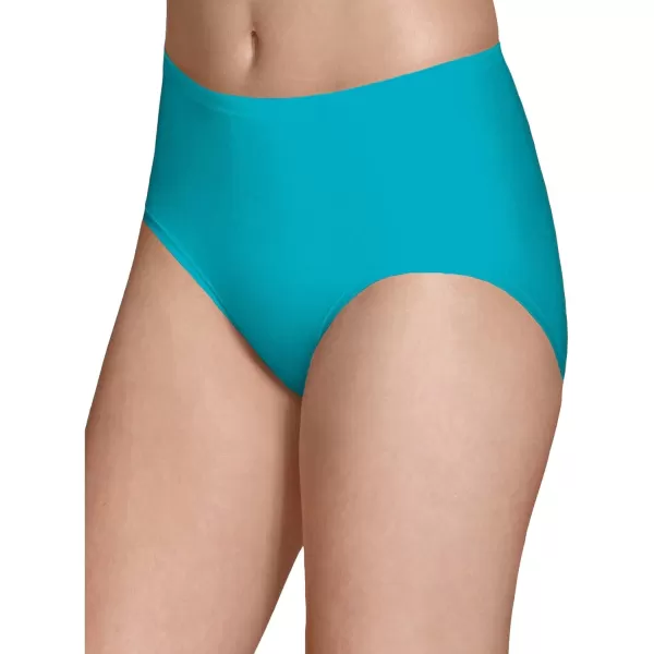 imageFruit of the Loom Womens Breathable Underwear Moisture Wicking Keeps You Cool ampamp Comfortable Available in Plus SizeMicro Mesh  Low Rise Brief  6 Pack  Colors May Vary