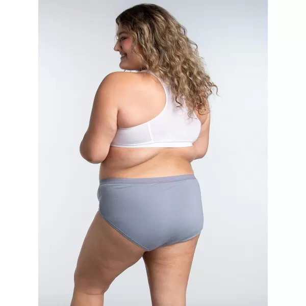 imageFruit of the Loom womens Fit for Me Plus Size Underwear Designed to Fit Your CurvesHipster  Cotton  Assorted