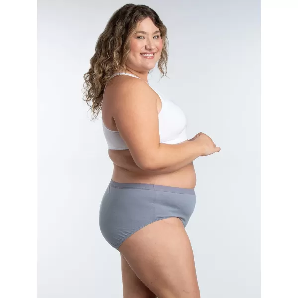 imageFruit of the Loom womens Fit for Me Plus Size Underwear Designed to Fit Your CurvesHipster  Cotton  Assorted