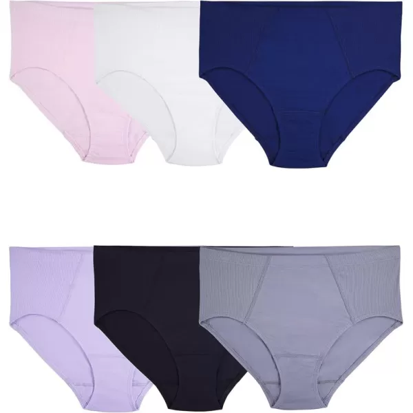 imageFruit of the Loom womens Fit for Me Plus Size Underwear Briefs Brief  Flexible Fit Assorted 11 US