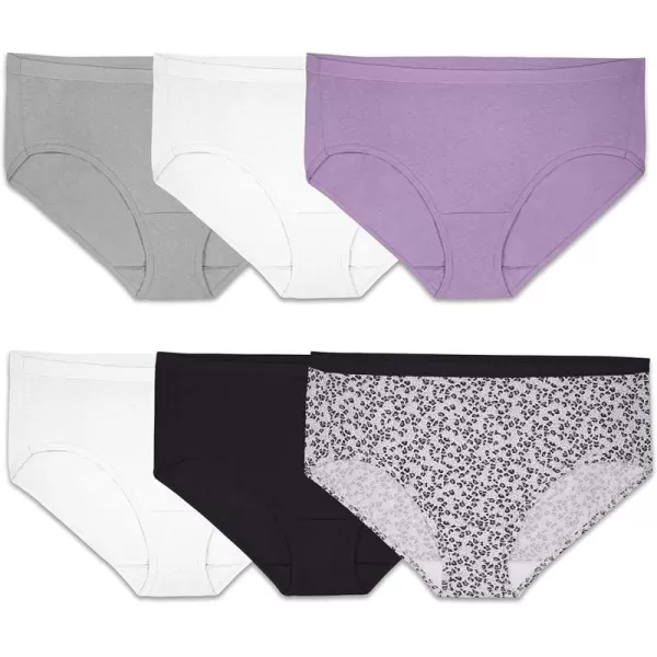 imageFruit of the Loom womens Fit for Me Plus Size Underwear Designed to Fit Your CurvesHipster  Cotton  Assorted