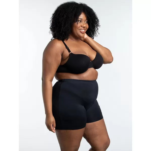 imageFruit Of The Loom Womens Plus Size Fit for Me 4 Pack Microfiber Slip Short Panties Assorted 9