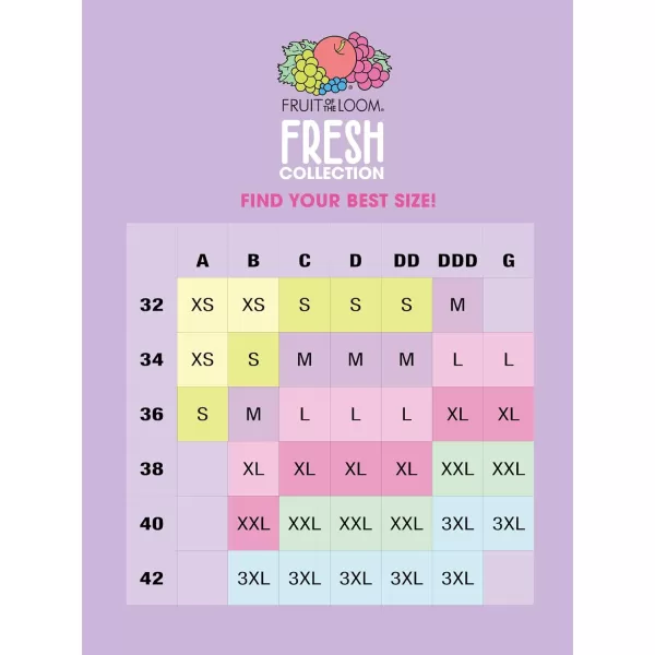 imageFruit of the Loom A Fresh Collection So Comfy 2Pack Womens Seamless Bralettes  Your New Everyday EssentialSugar PlumBlack Hue