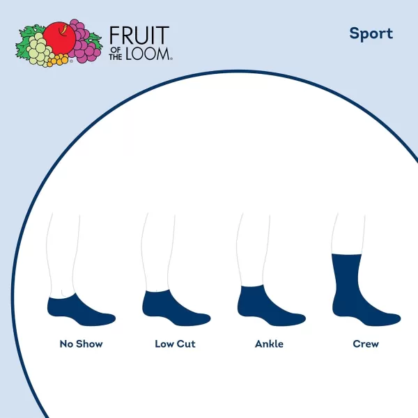 imageFruit of the Loom Boys Lightweight No Show Socks 10 PackBlack Assort