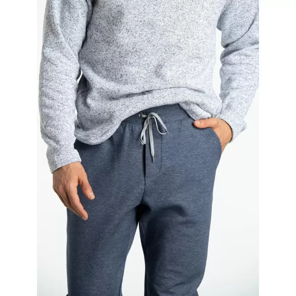 imageFruit of the Loom Eversoft Fleece Joggers Moisture Wicking ampamp Breathable Sizes S2XDouble Knit  Indigo Ink Heather