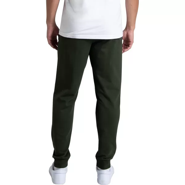 imageFruit of the Loom Eversoft Fleece Joggers with Pockets Relaxed Fit Moisture Wicking Breathable Tapered SweatpantsDuffle Bag Green