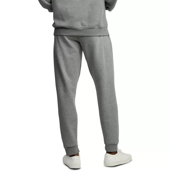 imageFruit of the Loom Eversoft Fleece Joggers with Pockets Relaxed Fit Moisture Wicking Breathable Tapered SweatpantsGrey Heather