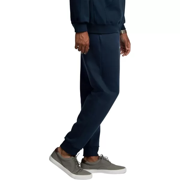 imageFruit of the Loom Eversoft Fleece Joggers with Pockets Relaxed Fit Moisture Wicking Breathable Tapered SweatpantsNavy