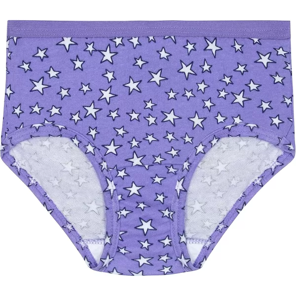 imageFruit of the Loom Girls Cotton Brief Underwear MultipacksLow Rise Brief  10 Pack  PurpleBlueWhite
