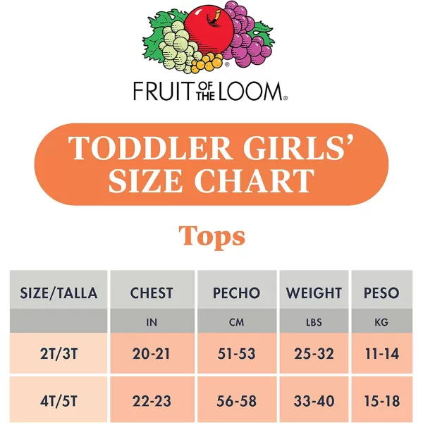 imageFruit of the Loom Girls Undershirts Camis ampamp TanksToddler Tank  10 Pack  Assorted