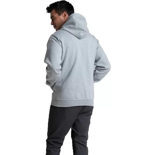 imageFruit of the Loom Mens Eversoft Fleece Hoodies Moisture Wicking ampamp Breathable Full Zip Hooded SweatshirtGrey Heather Full Zip
