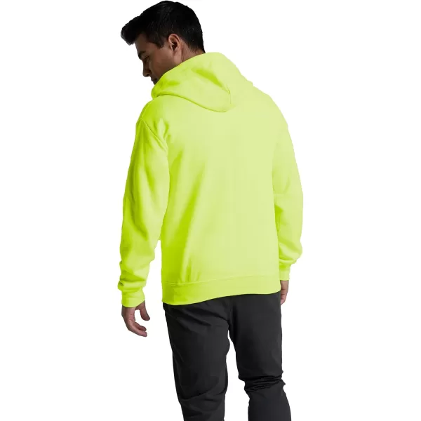 imageFruit of the Loom Mens Eversoft Fleece Hoodies Moisture Wicking ampamp Breathable Full Zip Hooded SweatshirtSafety Green Full Zip