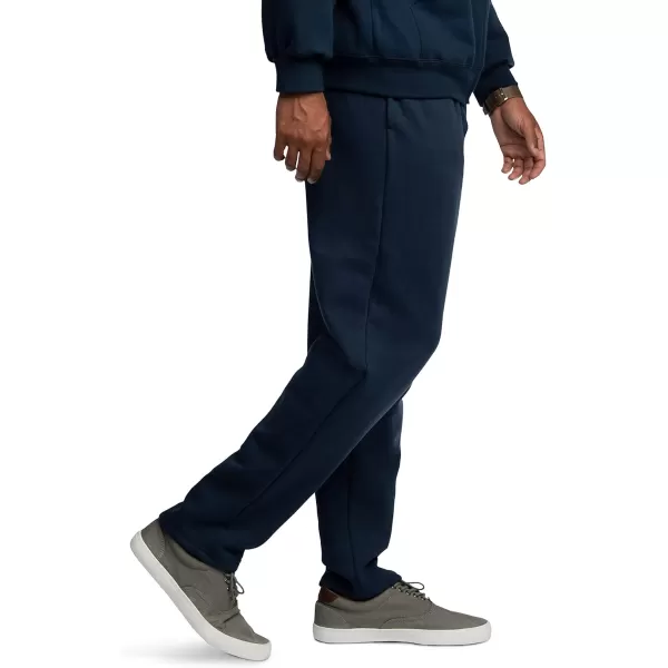 imageFruit of the Loom Mens Eversoft Fleece Joggers with PocketsBlack HeatherNavy