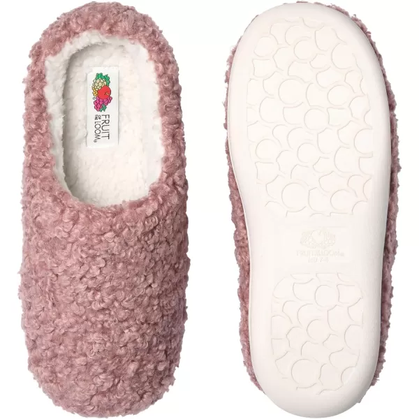 imageFruit of the Loom Womens Berber Clog  Comfortable Memory Foam Sole IndoorOutdoor Machine WashablePink