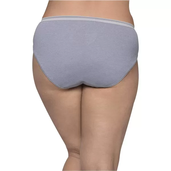 imageFruit of the Loom Womens Plus Size Underwear Fit for Me Designed to Fit Your CurvesHi Cut  Cotton  Assorted