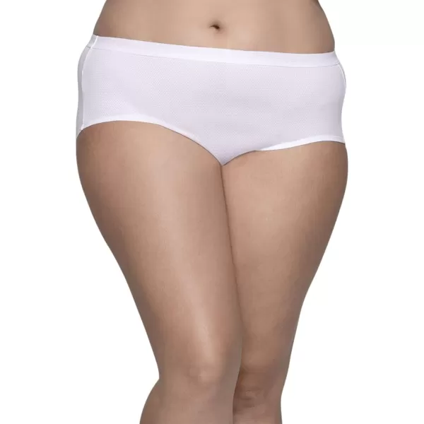imageFruit of the Loom Womens Plus Size Underwear Fit for Me Designed to Fit Your CurvesHipster  Breathable Micro Mesh  Assorted