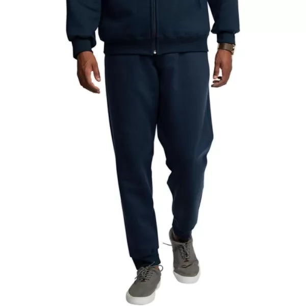imageFruit of the Loom Eversoft Fleece Joggers with Pockets Relaxed Fit Moisture Wicking Breathable Tapered SweatpantsNavy